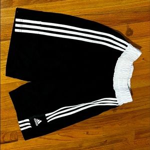 Black adidas shorts, size small